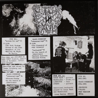 UTUK XUL/ SKADI'S EVERNIGHT Demos 93-95 LP BLACK [VINYL 12